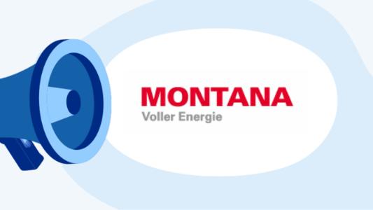 Montana Logo und Lautsprecher, repräsentierend Kundenmeinungen