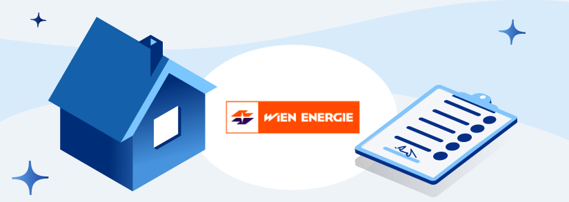 Abbildung Vertrag mit Wien Energie Logo