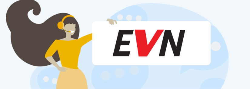 EVN Logo und Ansprechperson