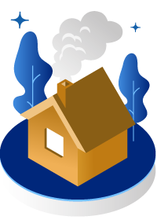 Gasverbrauch in Häusern