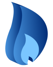 Blaue Flamme