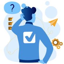 Mann denkt über Netzebenen Österreich nach!